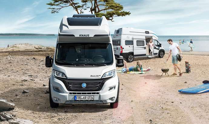 Aufgetischt - im Interieur des KNAUS BOXLIFE PRO XL