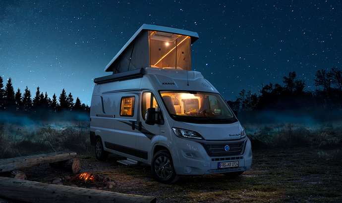 Camper Van-Aufstelldach von KNAUS auf 2 Etagen